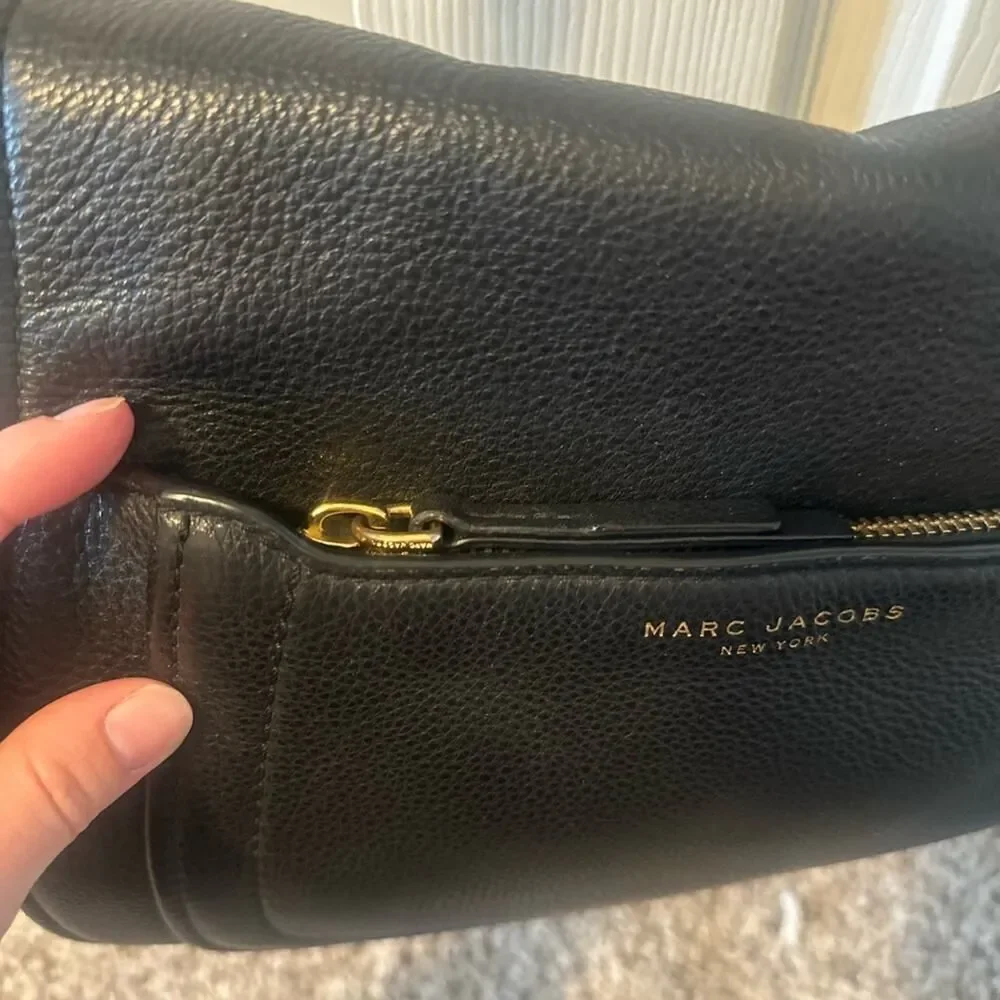 Marc Jacobs Empire City Black Leather Crossbody Bag